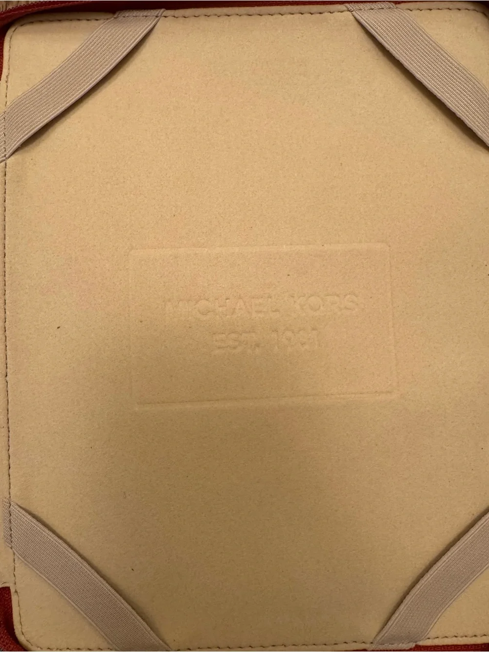 Michael Kors Orange Zip-Around iPad Case. Fits 7.5” X 9.5” iPad